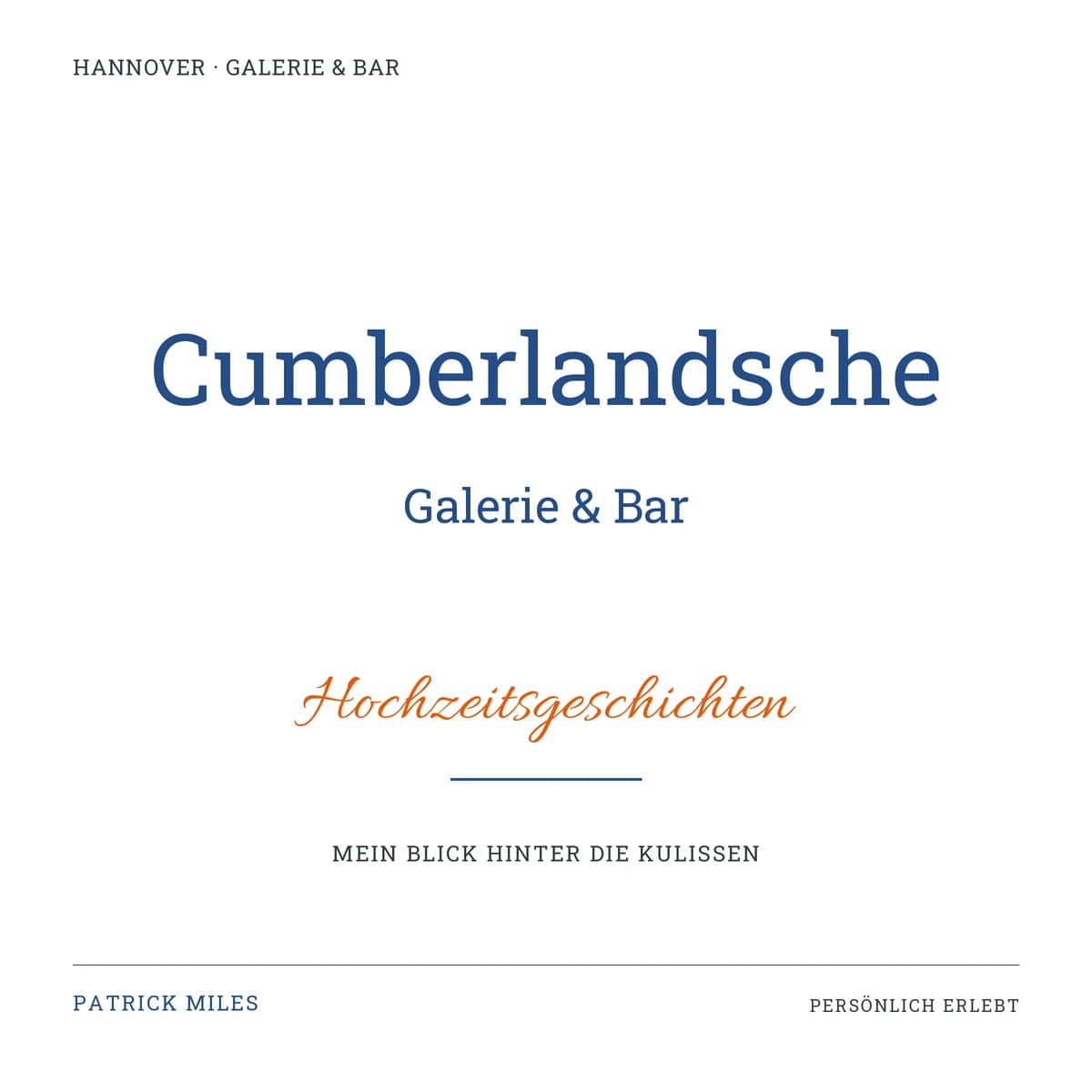 Schriftgrafik zum Beitrag: Cumberlandsche Hannover