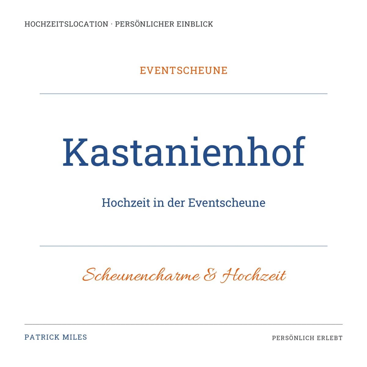 Schriftgrafik zum Beitrag: Eventscheune Kastanienhof